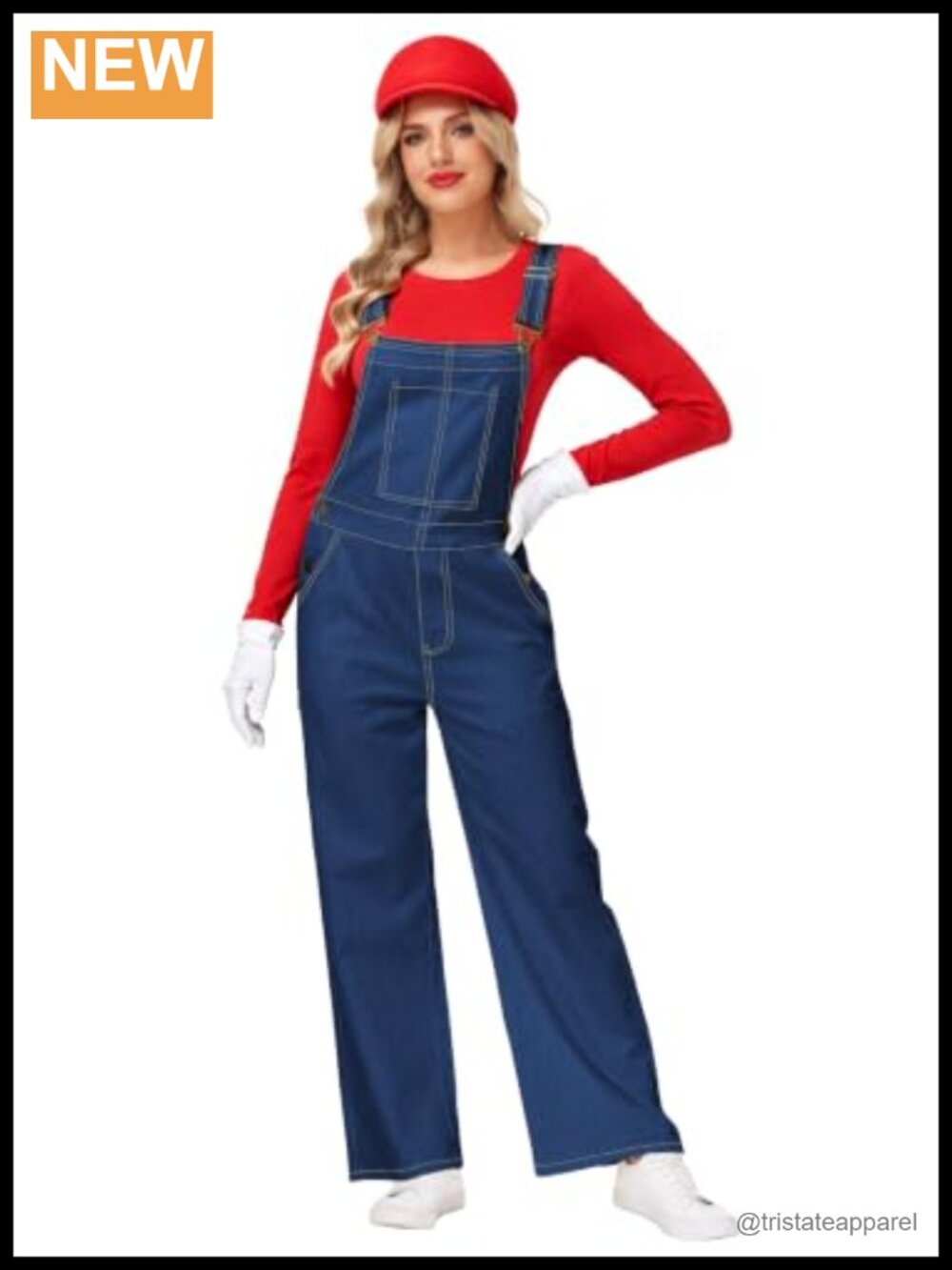 Womens Halloween Costume Overalls Adjustable Strap Cosplay Jumpsuit
